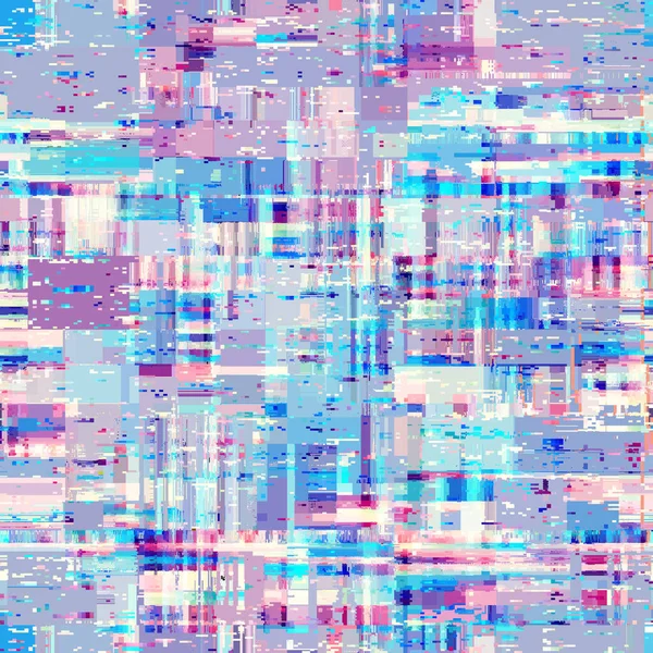 Imagen vectorial con imitación de textura grunge datamoshing. — Vector de stock