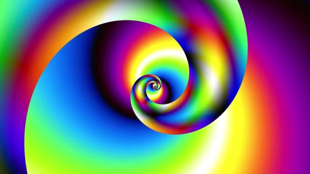 Spirale infinita. Filmati loop senza soluzione di continuità. — Video Stock