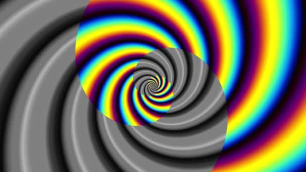 Spirale infinita. Filmati loop senza soluzione di continuità. — Video Stock