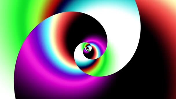 Endless spiral. Seamless loop footage. — Stock Video