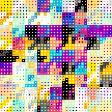 Düşük polimerli Geometrik desen.