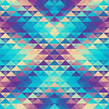 Bir üçgenin kusursuz vektör deseni arkaplanı.