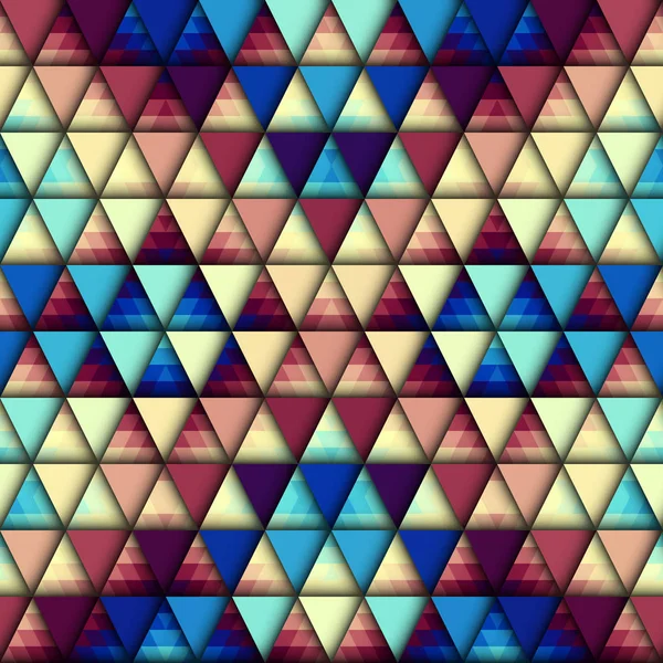 Бесшовный векторный фон треугольника. — стоковый вектор