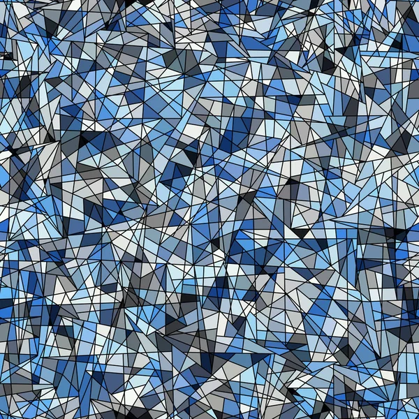 Padrão de arte em mosaico vetorial. Imagem em mosaico curvo — Vetor de Stock