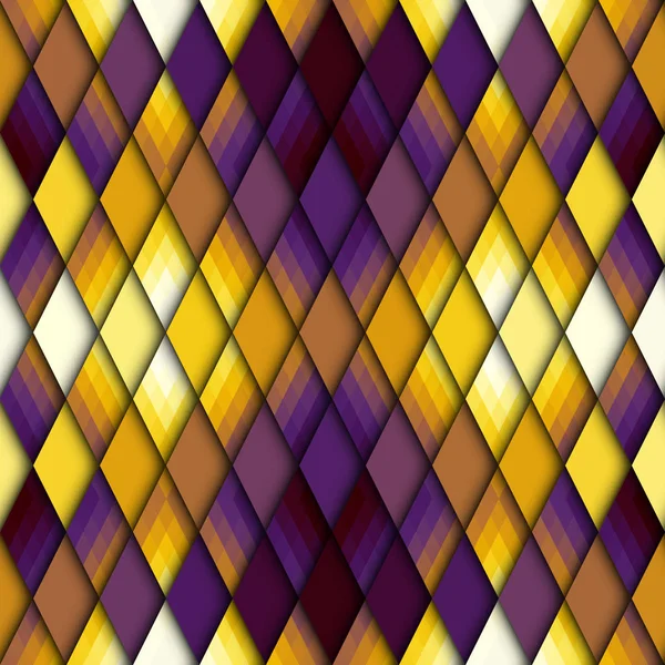 Argyle sömlös vektor mönster bakgrund. Mönster för en romb. — Stock vektor
