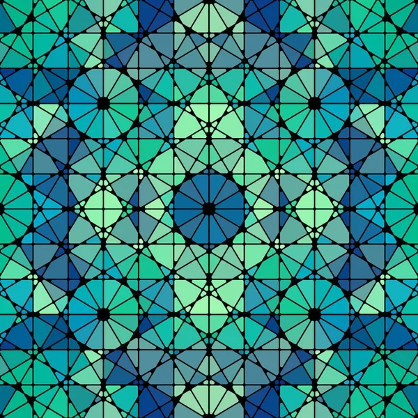 无缝隙抽象阿拉伯几何图案. — 图库矢量图片