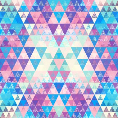 Seamless vector pattern background of a triangles. clipart