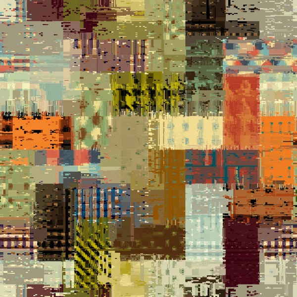 Vectorbeeld met imitatie van grunge datamoshing textuur. — Stockvector