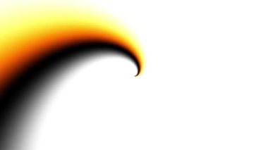 Sonsuz spiral. Kusursuz döngü görüntüsü.