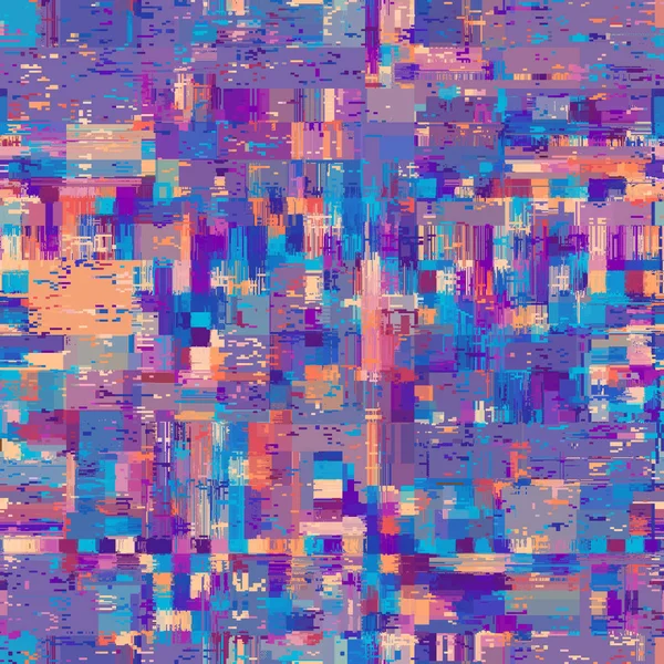 Imagem vetorial com imitação de grunge datamoshing textura. — Vetor de Stock