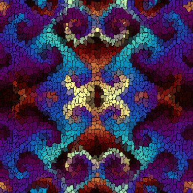 Kusursuz grunge soyut kare deseni. Grunge çatlaklarını boya.