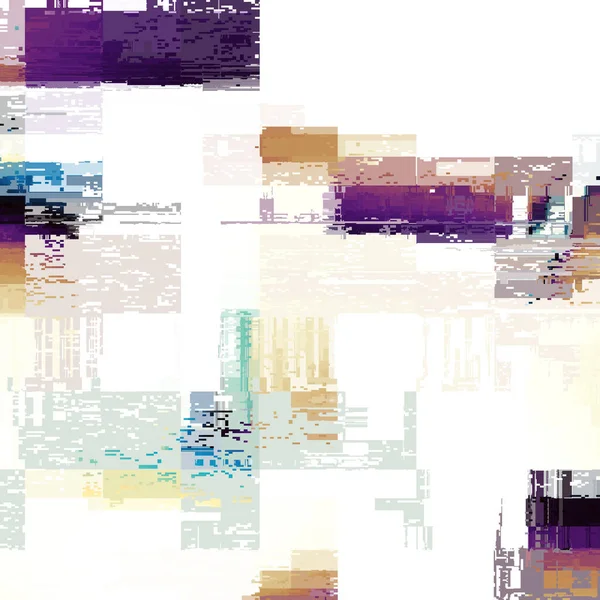 Imagen vectorial con imitación de textura grunge datamoshing. — Vector de stock