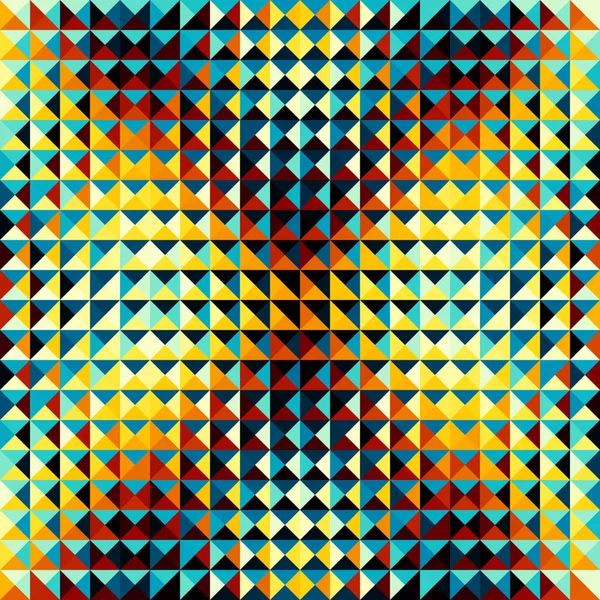 Geometrische abstrakte Muster im Low-Poly-Stil. — Stockvektor