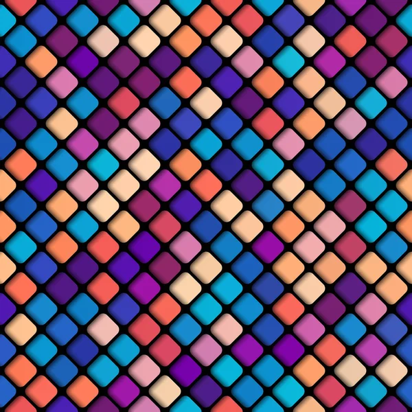 Geometric seamless pattern of a cubes in low poly style. — Stock Vector