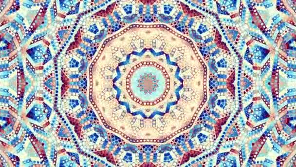 Ornate Mandala-Schleife Hintergrund — Stockvideo