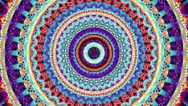 Versierde mandala lus achtergrond — Stockvideo