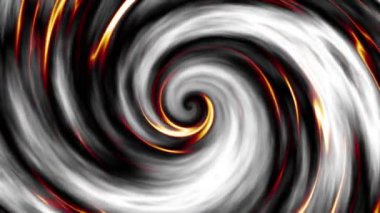 Sonsuz spiral. Kusursuz döngü görüntüsü.