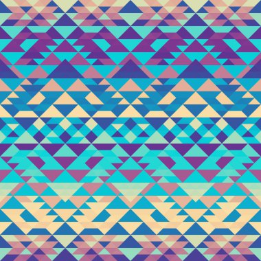 Bir üçgenin kusursuz vektör deseni arkaplanı.