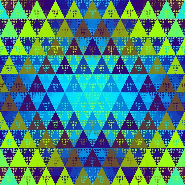 삼각형의 바다없는 벡터 패턴. — 스톡 벡터