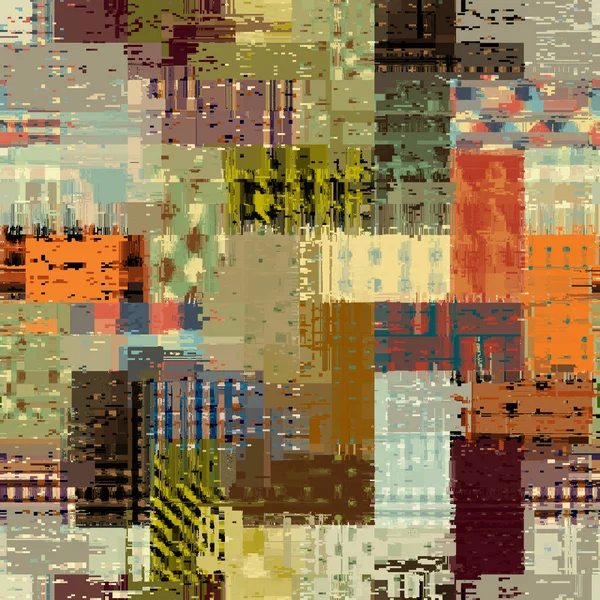 Patrón Sin Costura Abstracto Con Imitación Una Textura Sucia Grunge — Archivo Imágenes Vectoriales