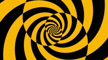 Sonsuz spiral. Kusursuz döngü görüntüsü.