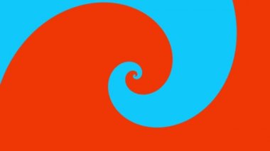 Sonsuz spiral. Kusursuz döngü görüntüsü.