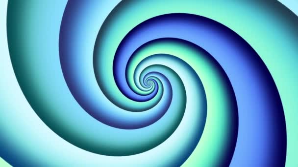 Oändlig spiral. Sömlösa slingor. — Stockvideo