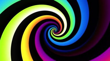 Sonsuz spiral. Kusursuz döngü görüntüsü.