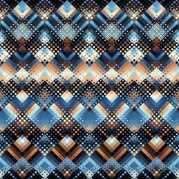 Patrón abstracto geométrico basado en formas de chevron . — Vector de stock