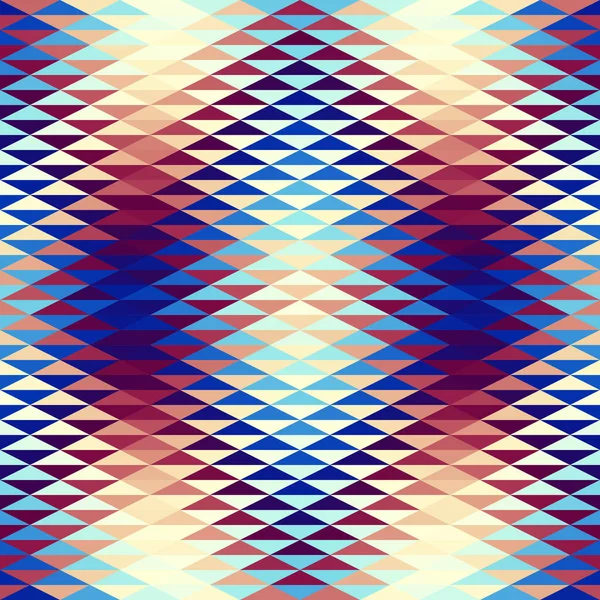 Sömlös Geometrisk Abstrakt Mönster Låg Poly Stil Vektorbild — Stock vektor
