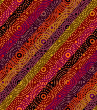 Kusursuz bir arka plan modeli. Tekstil yama kalıbı. Vektör resmi