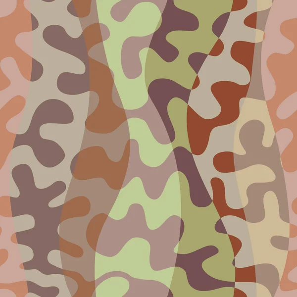 Seamless Background Pattern Military Style Vector Image — Stock Vector