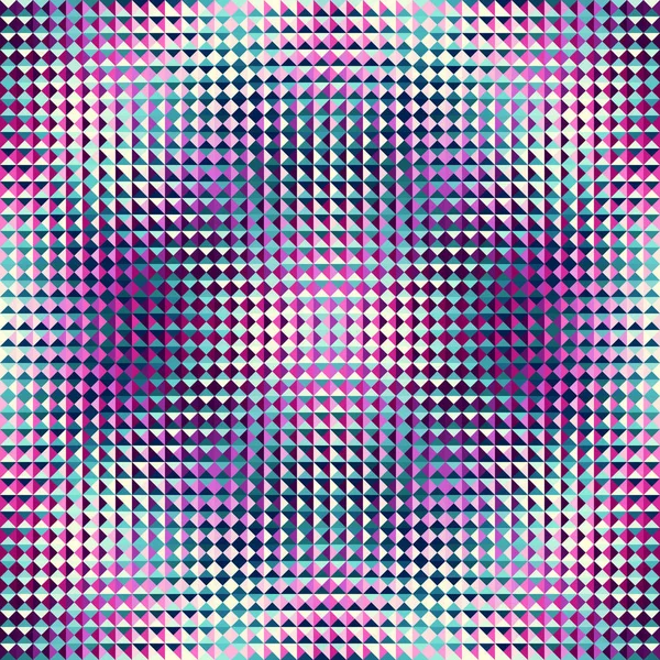 Abstraktes Geometrisches Muster Low Poly Stil Pixel Art Stil Vektorbild — Stockvektor