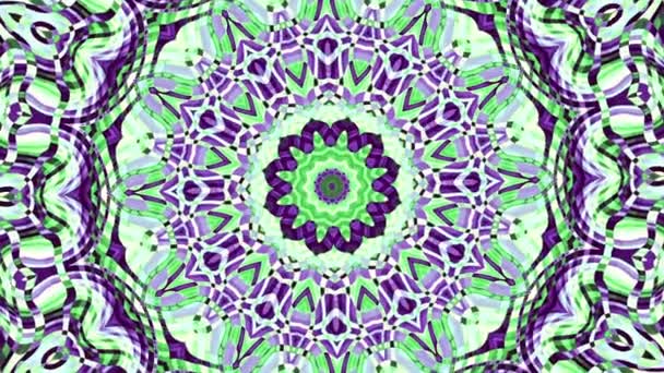 Ornate Mandala-Schleife Hintergrund — Stockvideo