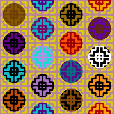 Etnik kabile modelini yönlendir. Kusursuz sanat görüntüsü.