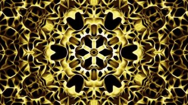 Arap geometrik deseni Altın Mandala.