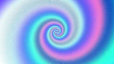 Sonsuz spiral. Kusursuz döngü görüntüsü.