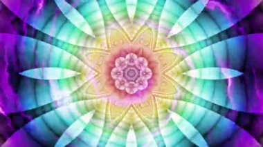 Dönen mandala döngü arkaplanı