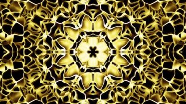 Arap geometrik deseni Altın Mandala.