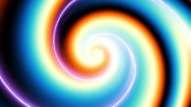Sonsuz spiral. Kusursuz döngü görüntüsü.