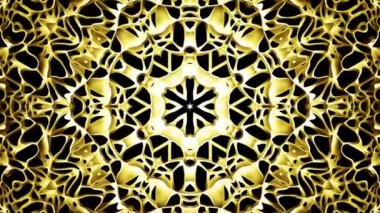 Arap geometrik deseni Altın Mandala.