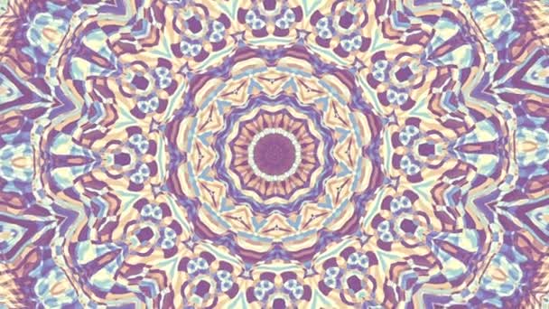 Fondo de bucle de mandala adornado — Vídeos de Stock