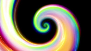 Sonsuz spiral. Kusursuz döngü görüntüsü.