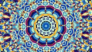 Süslemeli mandala döngü arkaplanı