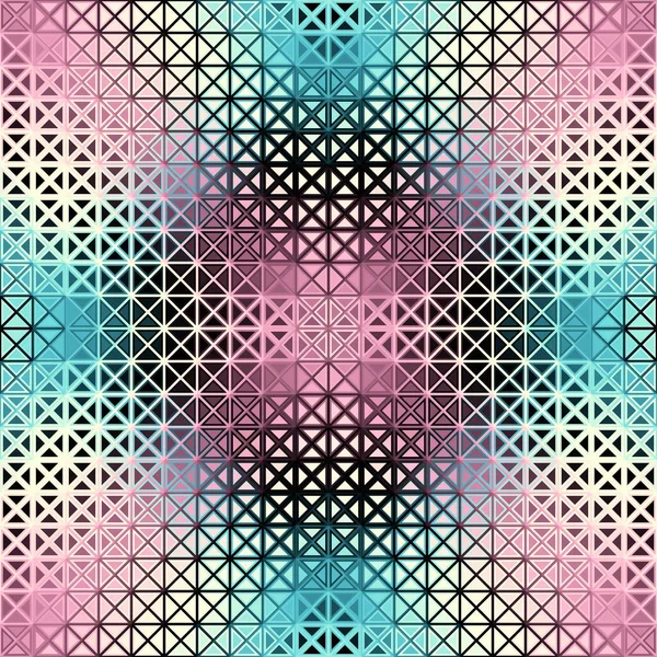 Abstract Geometrisch Patroon Lage Polystijl Patroon Van Kleine Driehoeken Vectorafbeelding — Stockvector