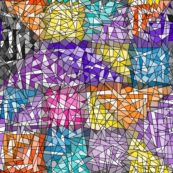 Patrón Arte Mosaico Sin Costuras Fondo Abstracto Del Arte Imagen — Archivo Imágenes Vectoriales