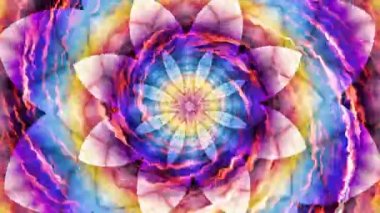 Dönen mandala döngü arkaplanı