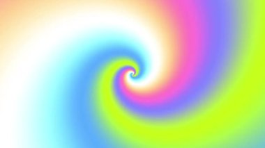 Sonsuz spiral. Kusursuz döngü görüntüsü.