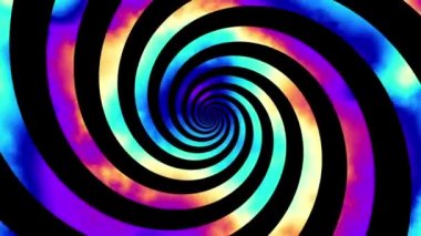 Sonsuz spiral. Kusursuz döngü görüntüsü.