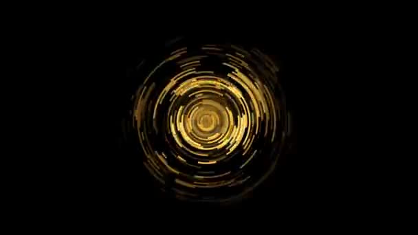 Spinning round gradient loop background — Stock Video